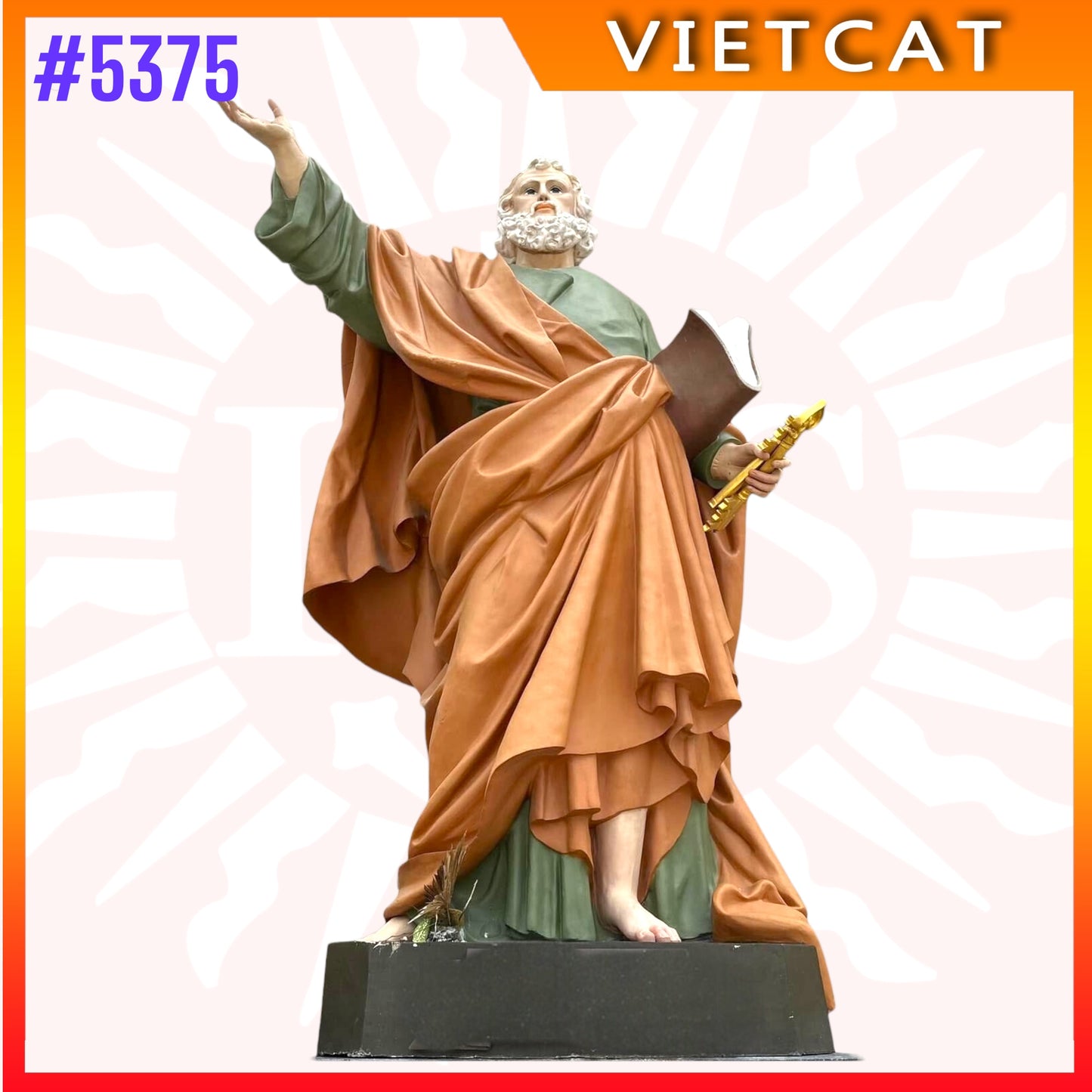 #5375 Statue of Saint Peter - Composite Resin
