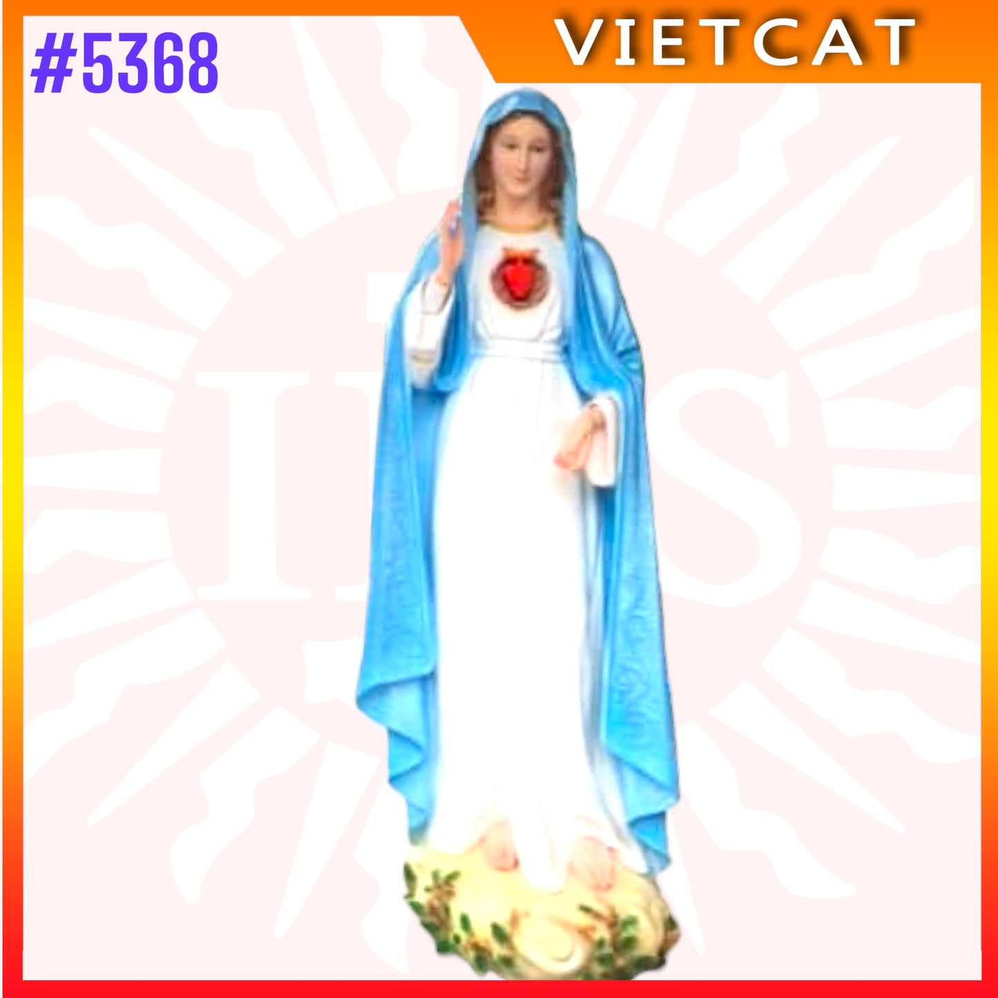 #5368 Statue of Our Lady of Fatima - Composite Resin