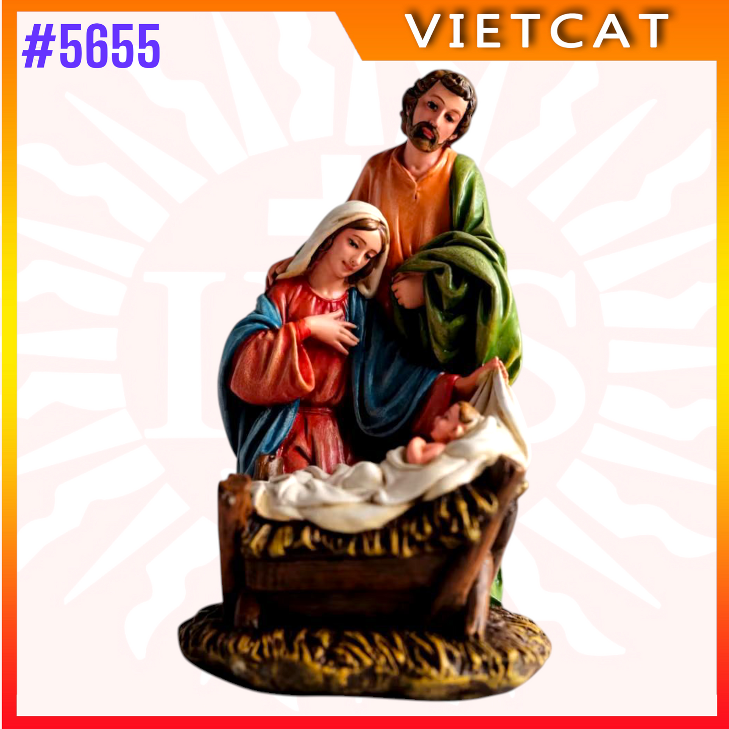 #5655 Nativity Set |Resin Figurine|Made in Vietnam