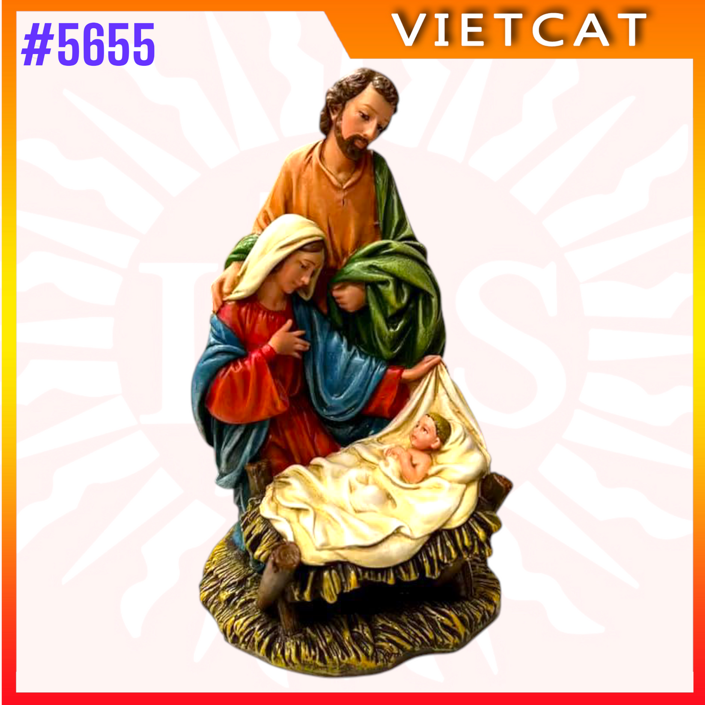 #5655 Nativity Set |Resin Figurine|Made in Vietnam