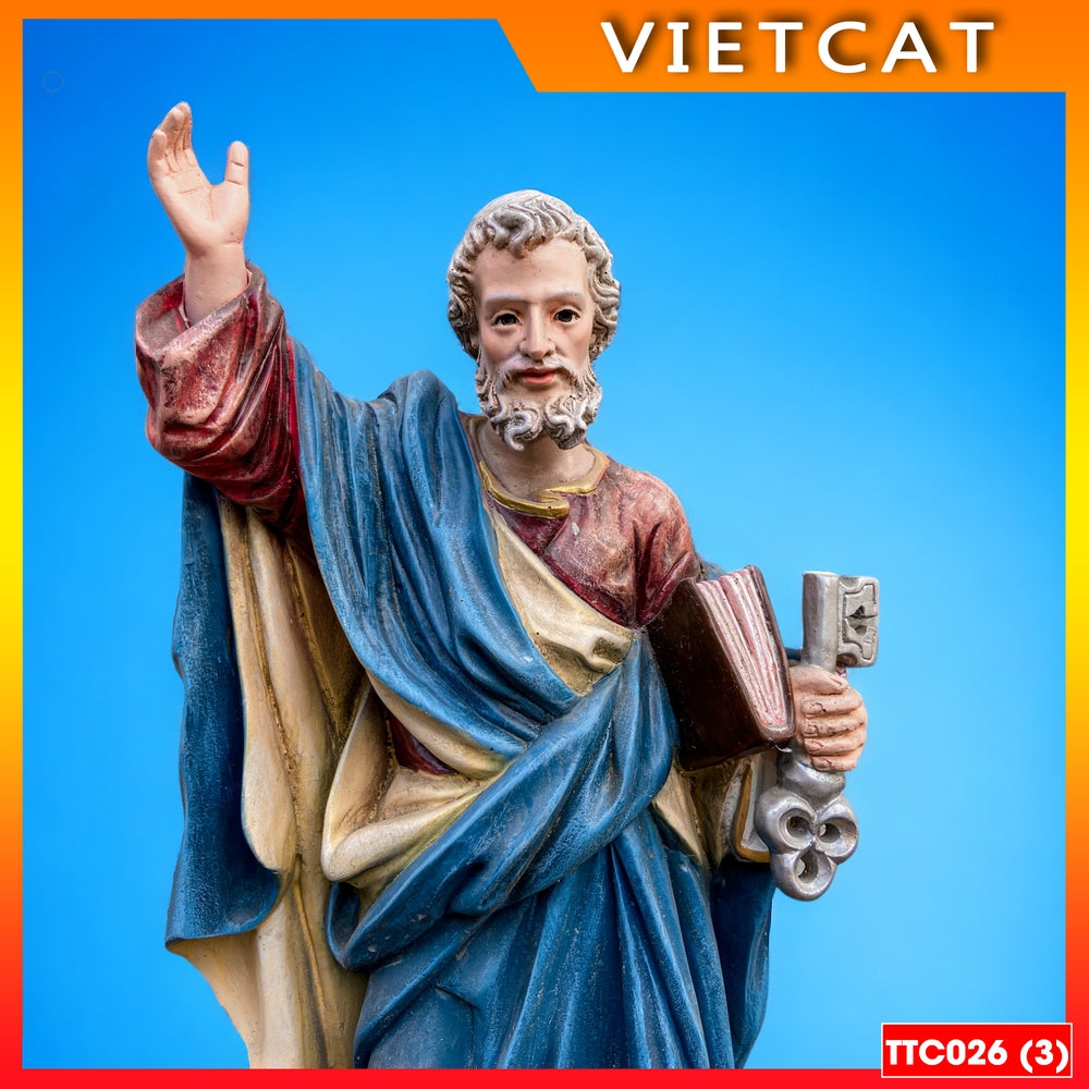 Statue of Saint Peter model 2 (44cm) Composite TTC026