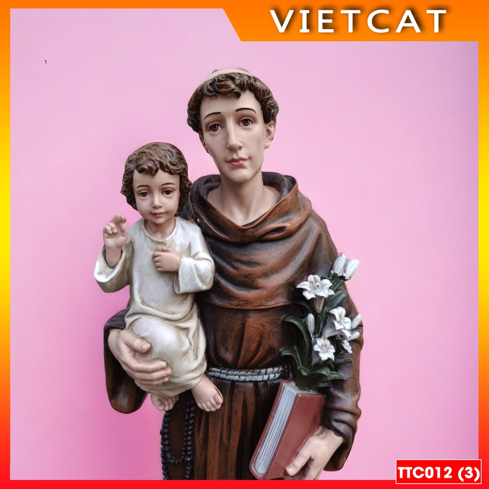 Saint Anton Statue 35cm Premium Composite Hand Painted TTC012