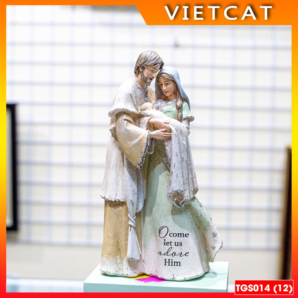 Collectible Christmas statues Catholic - Holy Family statue 23CM (model 2) - Christan Gift TGS014