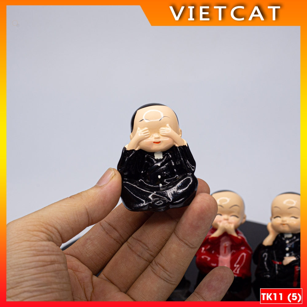 Set of four mini statues TK11 - Unique Catholic gift for fathers, deacons - Priests - Bishops