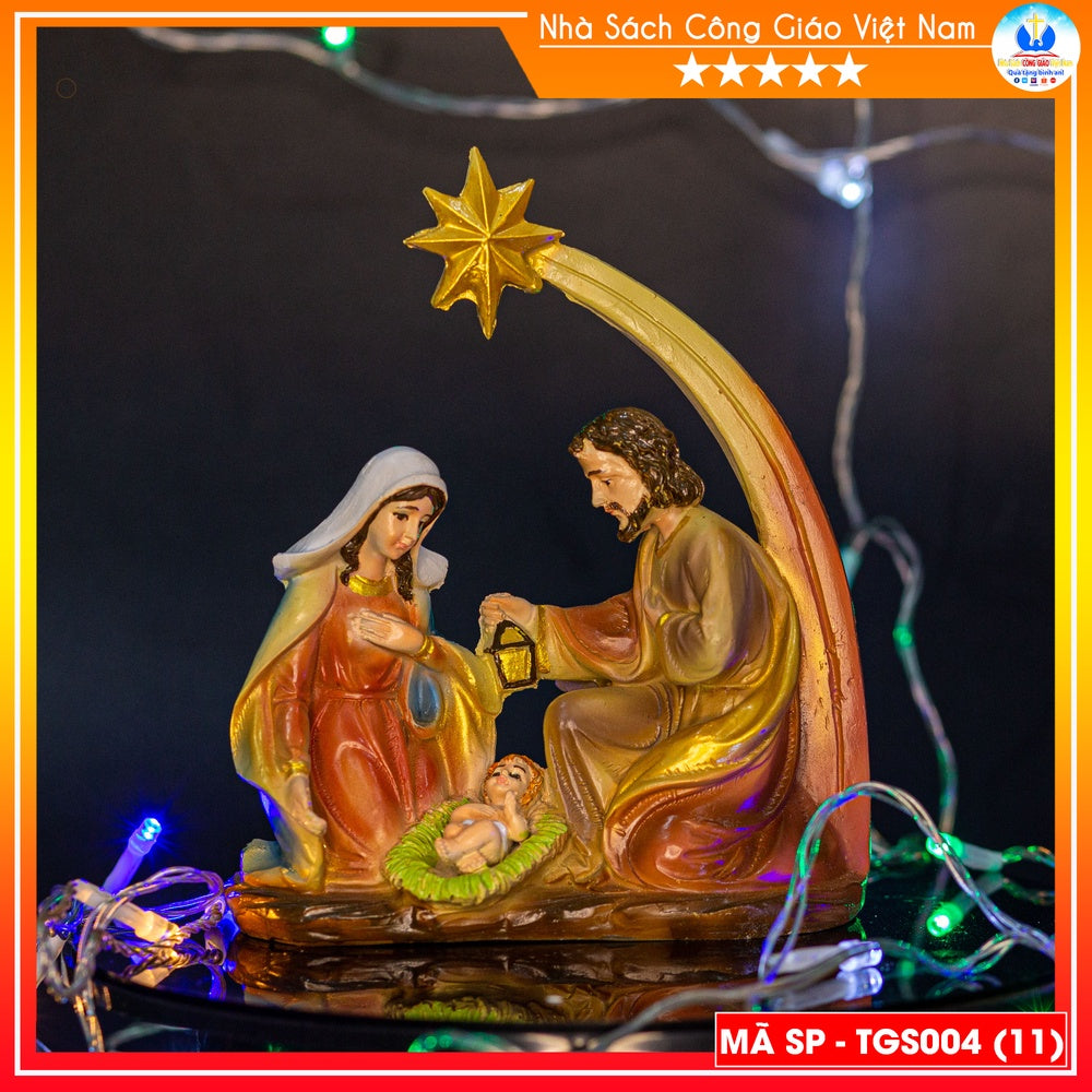 Christmas Star Statue Set 15cm TGS004 Catholic gift, Christmas decoration