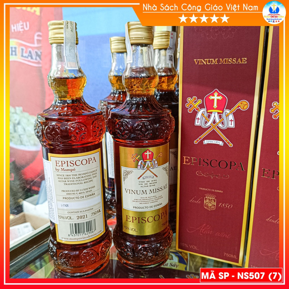 Premium Spanish holiday wine - Vinum Missae Episcopa wine 750ml 15% alcohol concentration NS507