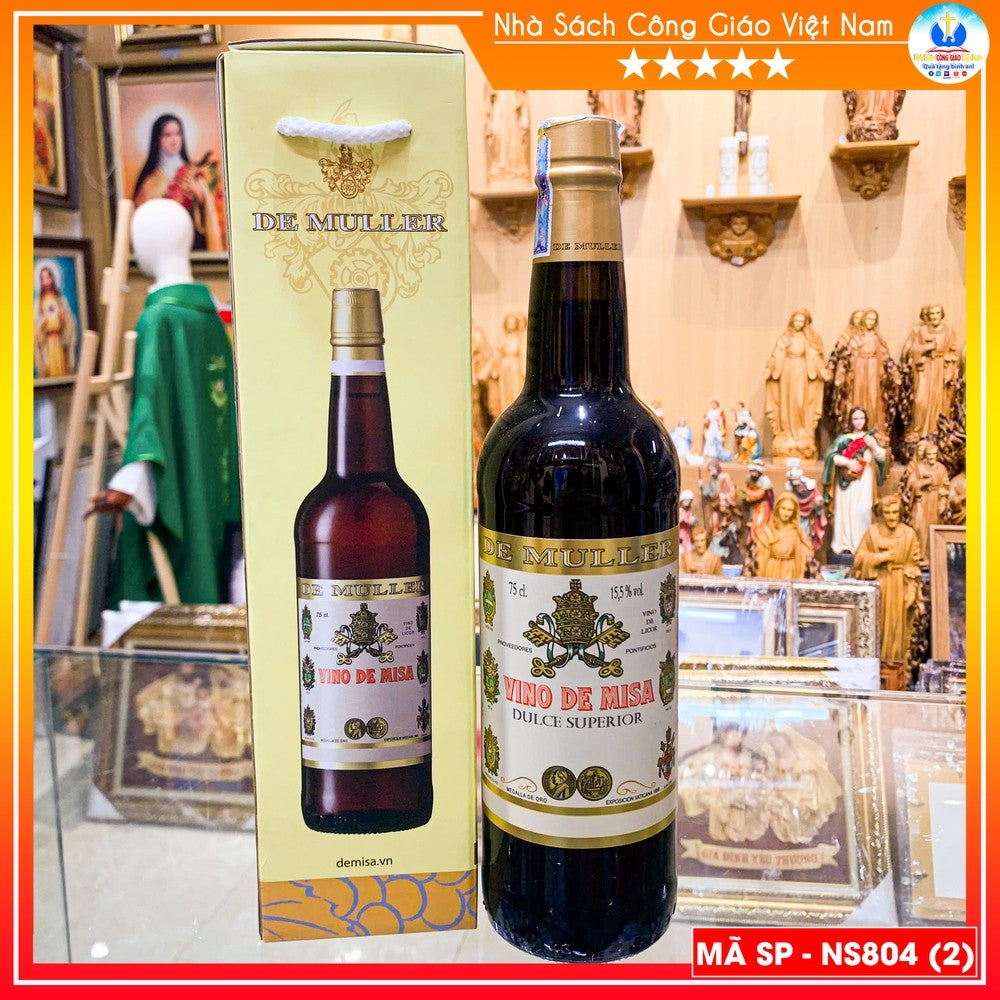 Vino De Misa Dulce Superior premium holiday wine - Spanish wine 750ml 15% alcohol concentration NS804