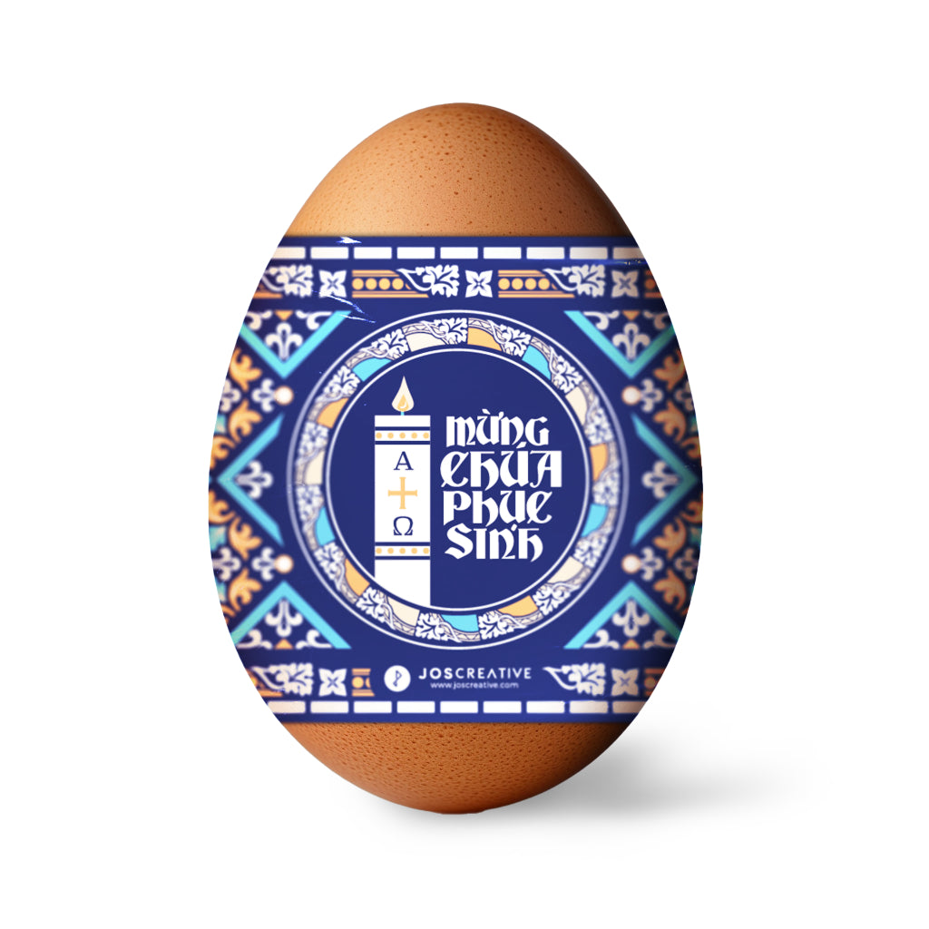 Easter egg wrapping paper - Price for 100 piece - Stickers, shrink wrap to decorate Easter eggs quickly and simply NS449