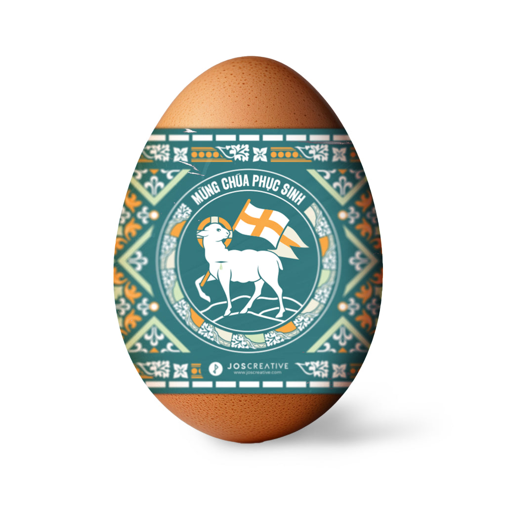 Easter egg wrapping paper - Price for 100 piece - Stickers, shrink wrap to decorate Easter eggs quickly and simply NS449