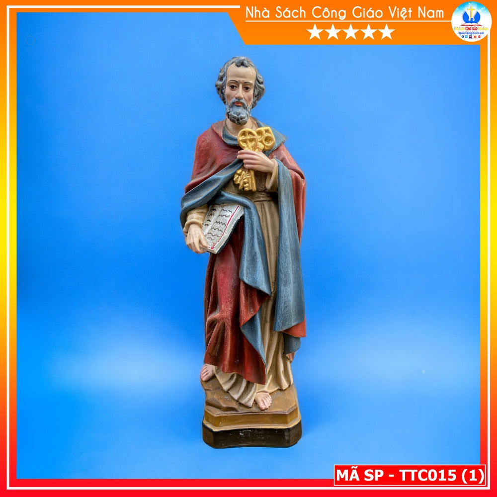 Saint Peter Statue 30cm High Quality Composite TTC015