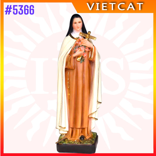 #5366 Statue of Saint Therese of Lisieux Little Flower - Composite Resin