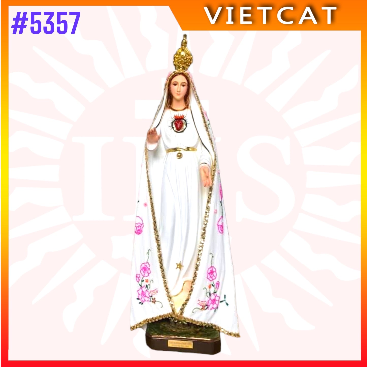 #5357 Statue of Our Lady of Fatima - Composite Resin