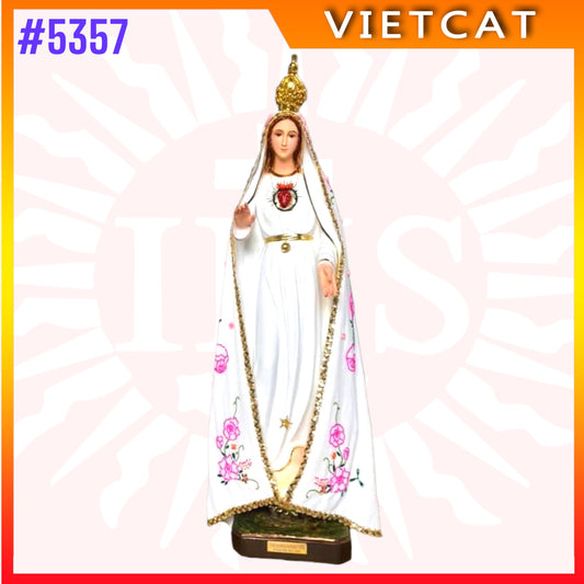 #5357 Statue of Our Lady of Fatima - Composite Resin