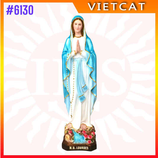 #6130 Statue of Our Lady of Lourdes - Composite Resin