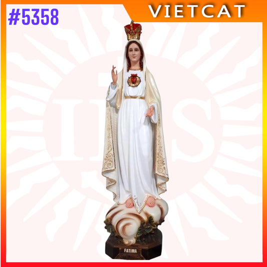 #5358 Statue of Our Lady of Fatima - Composite Resin