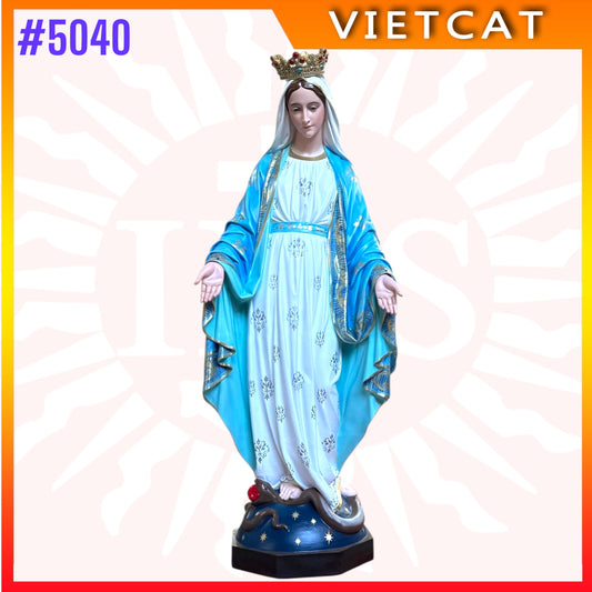 #5040 Statue of Our Lady of Grace – Hail Mary - Composite Resin
