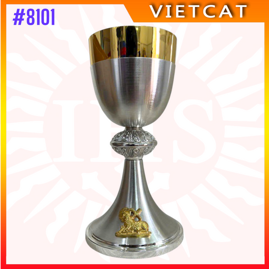 #8101 Premium Copper-nickel Alloy with Brushed Chalice | Vietnamese Imported | H22cm