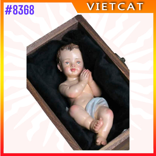 #8368 Infant Jesus Premium Resin Statue | Made In Vietnam｜L16cm