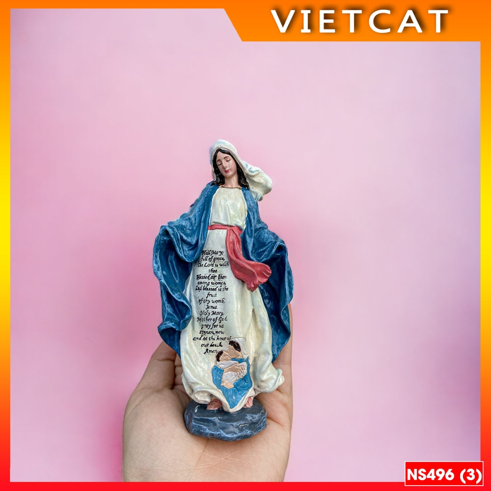 Statue of Our Lady of Grace 15cm for car, table Catholic gift NS496