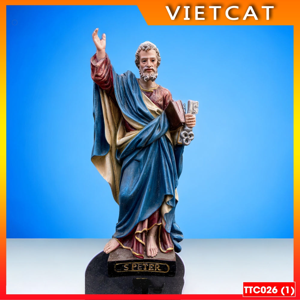 Statue of Saint Peter model 2 (44cm) Composite TTC026