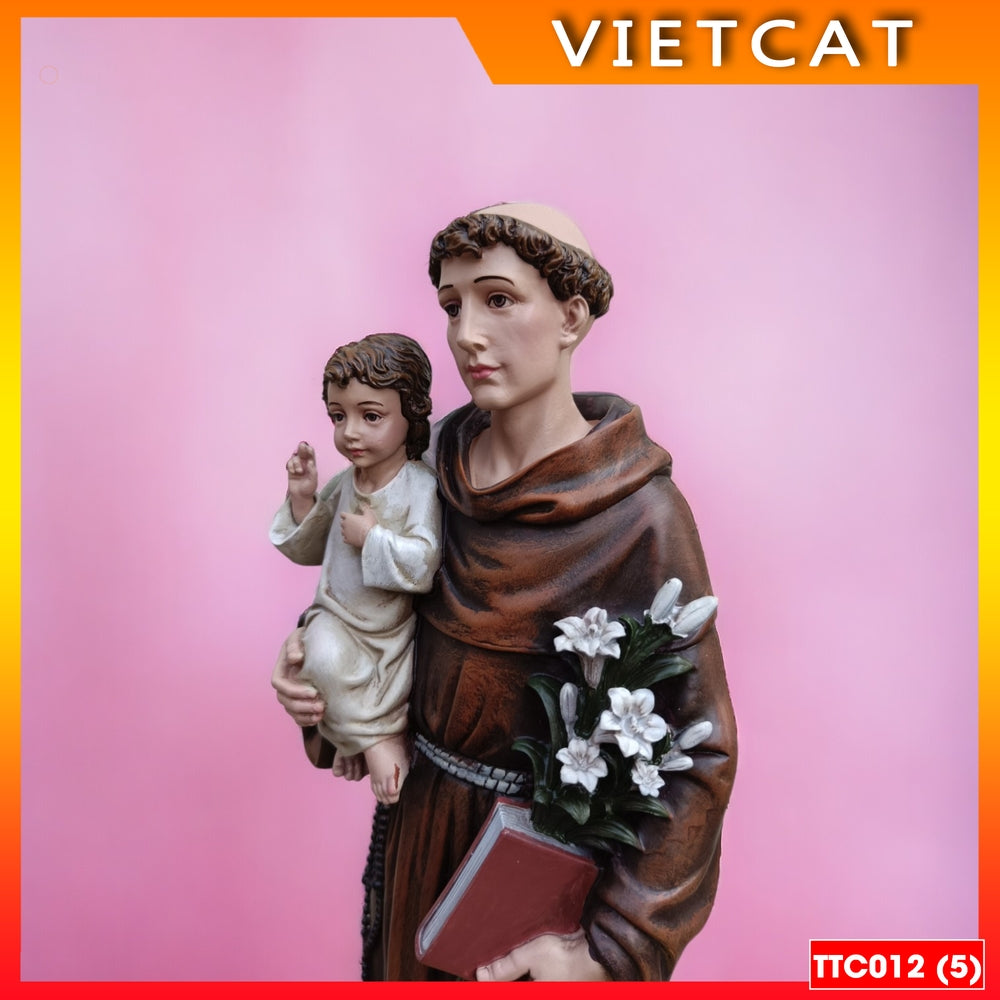 Saint Anton Statue 35cm Premium Composite Hand Painted TTC012