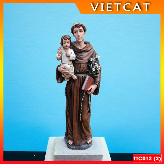 Saint Anton Statue 35cm Premium Composite Hand Painted TTC012