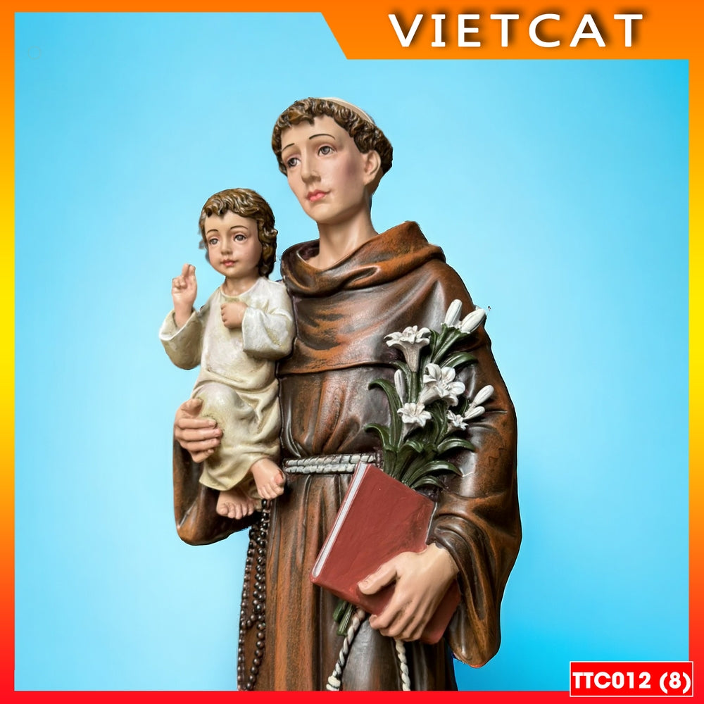 Saint Anton Statue 35cm Premium Composite Hand Painted TTC012