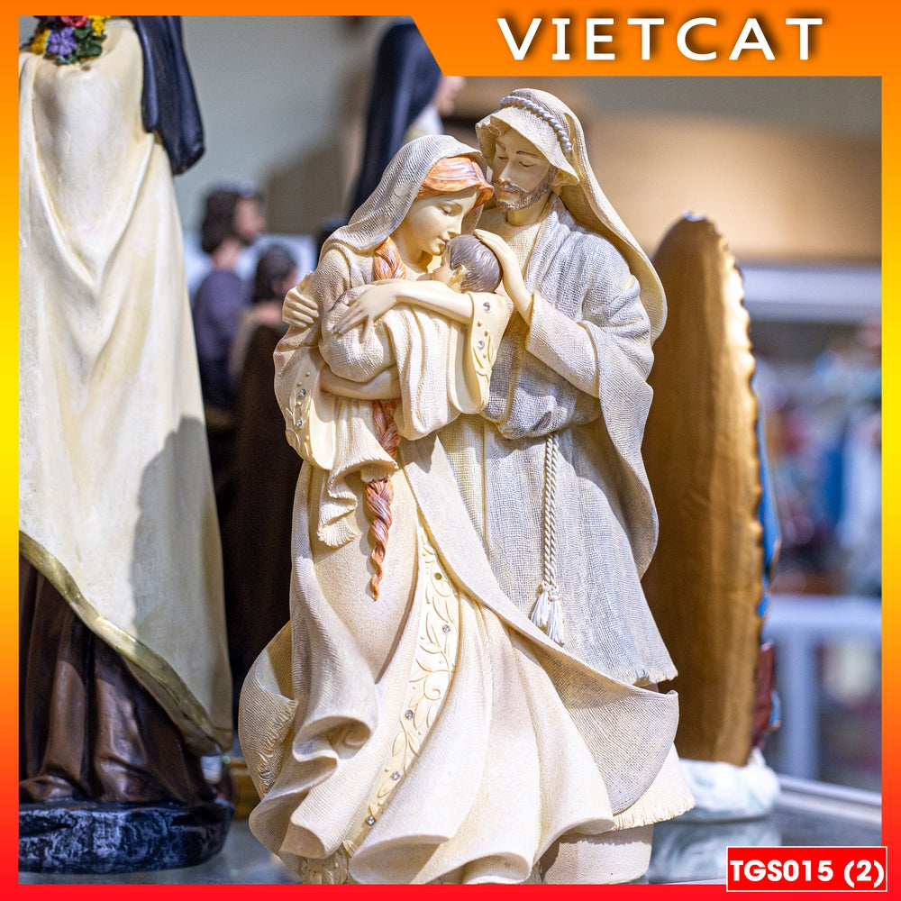 Collectible Christmas statues - Holy Family statue (model 2) - Christmas decoration TGS015