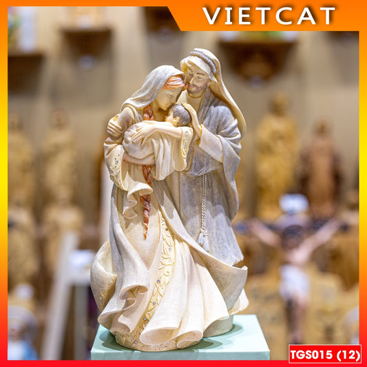 Collectible Christmas statues - Holy Family statue (model 2) - Christmas decoration TGS015