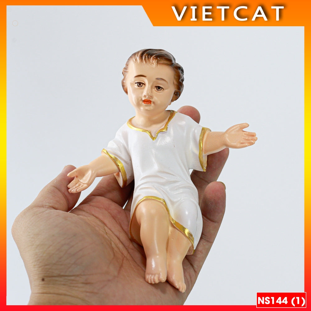 Baby Jesus Statue 12cm NS144 Catholic gift, Christmas decoration