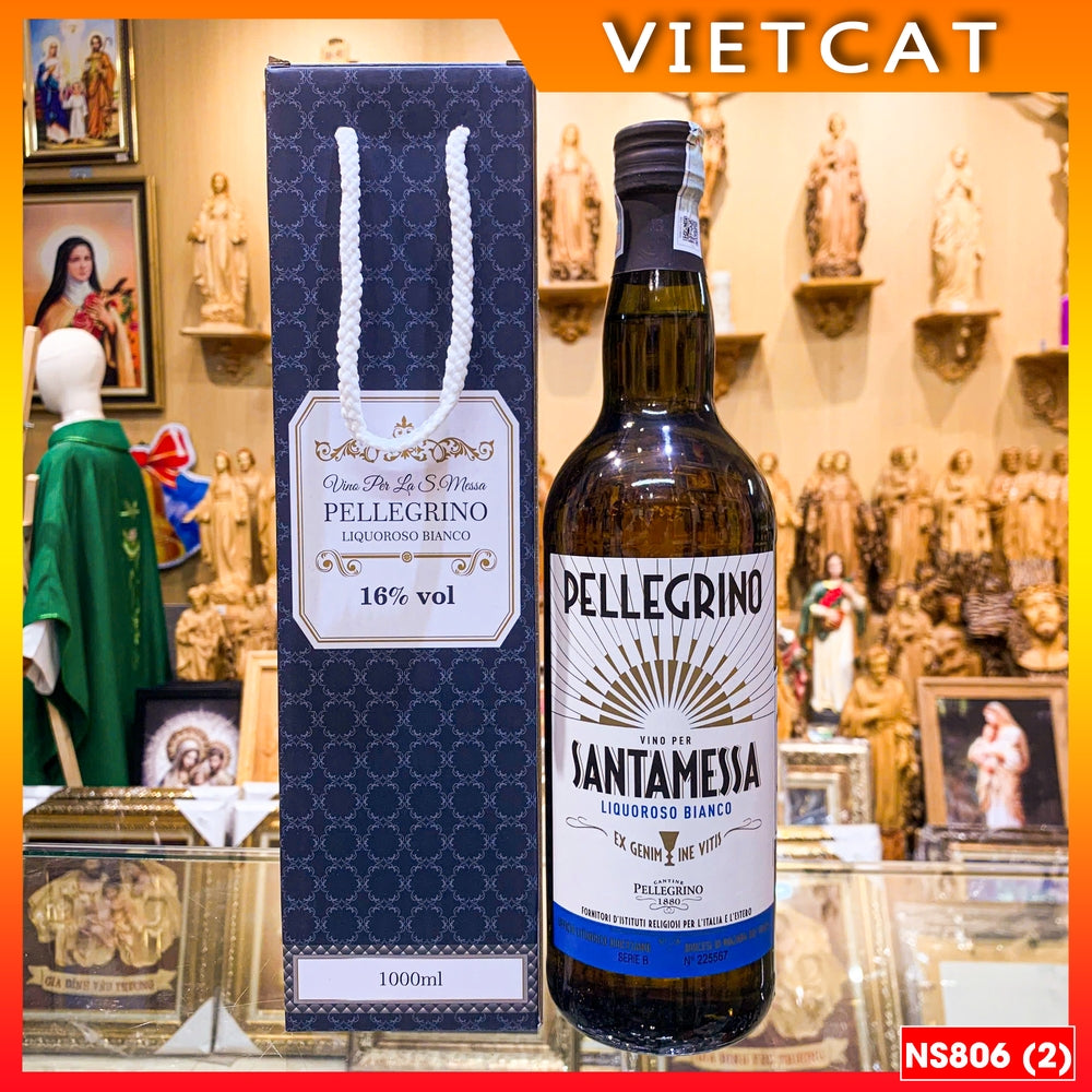 Premium PELLEGRINO Italian holiday wine - Episcopa wine 1000ml 16% alcohol concentration NS806