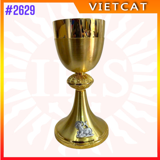 #2629 Premium Vietnamese Imported Gilded Brass Chalice