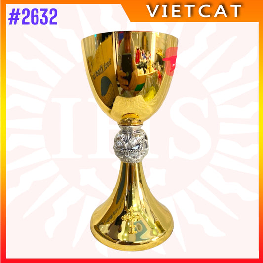 #2632 Premium Vietnamese Imported Gilded Brass Chalice