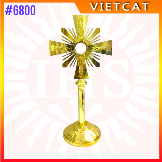 #6800 New Premium Vietnamese Brass-Gold Monstrance｜H120 cm