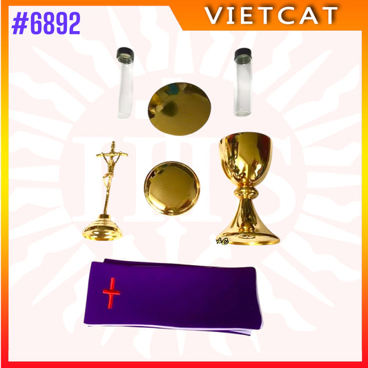 #6892 Vietnam Imported Portable Brass Mass Kit｜7-Piece Set