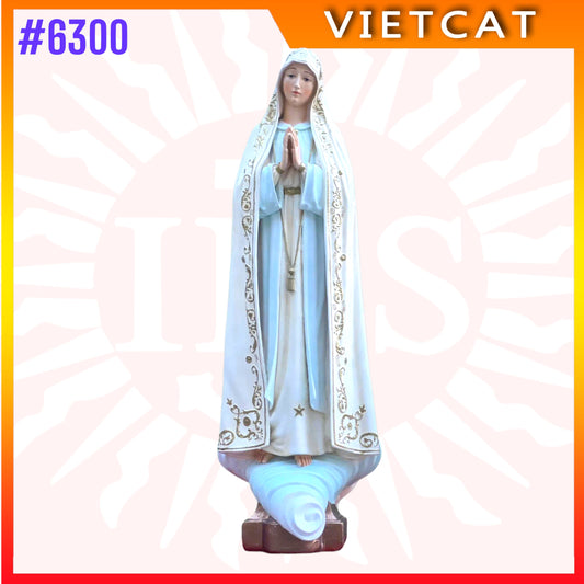 #6300 Our Lady of Fatima Statue | Resin Figurine | H35cm