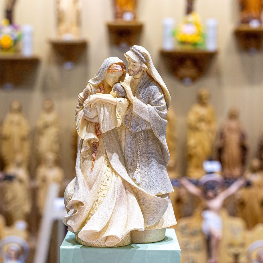 Collectible Christmas statues - Holy Family statue (model 2) - Christmas decoration TGS015