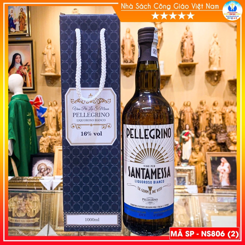 Premium PELLEGRINO Italian holiday wine - Episcopa wine 1000ml 16% alcohol concentration NS806