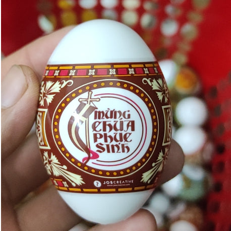 Plastic Easter eggs, pre-decorated - Easter egg - Easter gifts - Price for 100 pieces