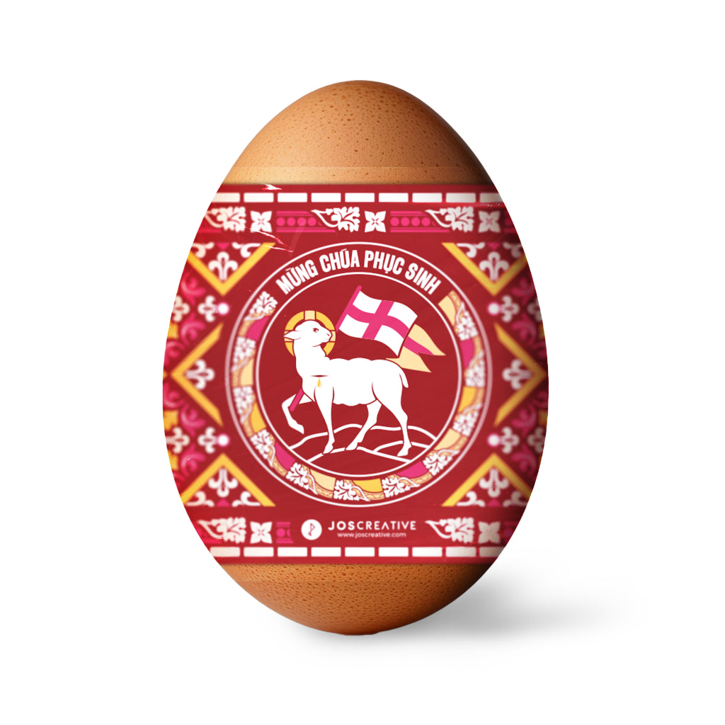 Easter egg wrapping paper - Price for 100 piece - Stickers, shrink wrap to decorate Easter eggs quickly and simply NS449