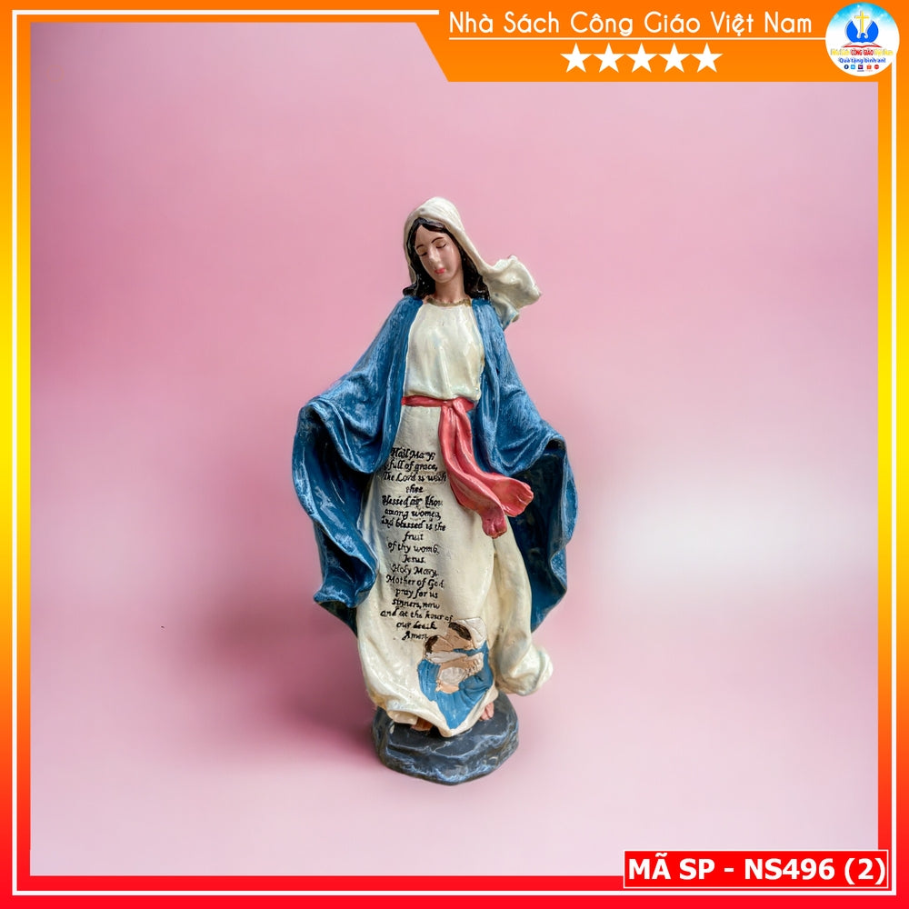 Statue of Our Lady of Grace 15cm for car, table Catholic gift NS496