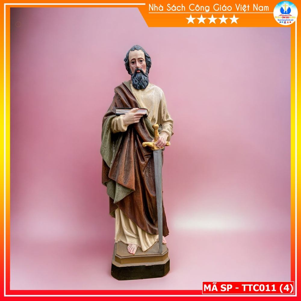 Saint Paul Statue 30cm High Quality Composite - Catholic Gift TTC011